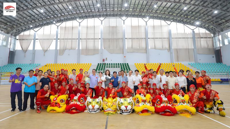 Không gian bên trong Nhà Thi Đấu Quận 12