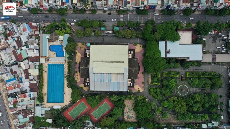 Vị trí đắc địa của Nhà Thi Đấu Tân Bình